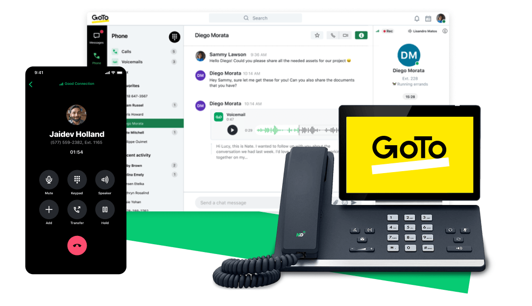 Con una valutazione di oltre 4,5 stelle su tutti i principali siti di recensioni indipendenti (come G2, Consumer Affairs, Capterra, GetVOIP), GoTo Connect è il software VoIP in cloud più consigliato del settore.
